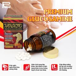 Viên Uống Ribeto Shoji Premium Glucosamine Hỗ Trợ Xương Khớp Từ Sụn Cá