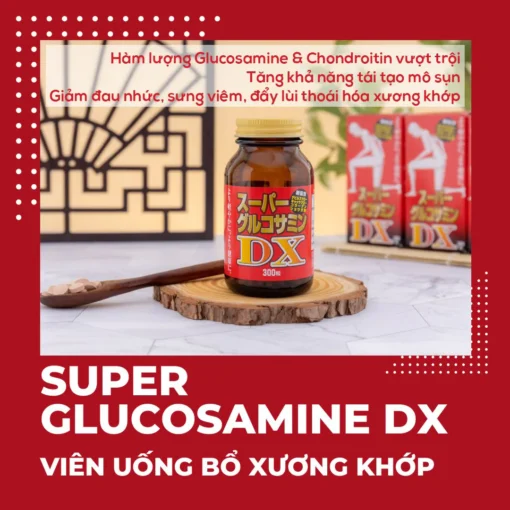 Viên uống hỗ trợ xương khớp super glucosamine dx hokoen