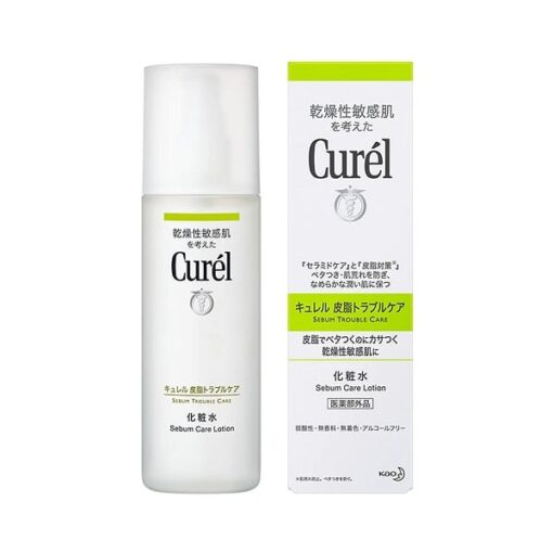 Nước Hoa Hồng Cho Da Dầu Curel Sebum Trouble Care Moisture Facial Lotion